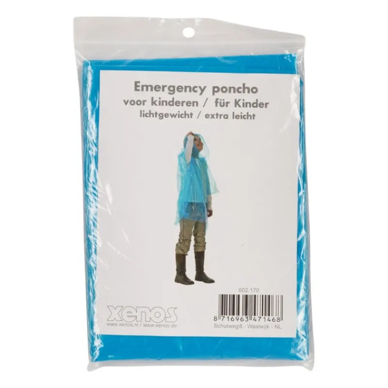 Xenos Festivals-Regenponcho kids - diverse kleuren
