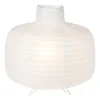 Xenos Staande Lampen-Rijstpapier lamp bol - wit - ø33x32.5 cm