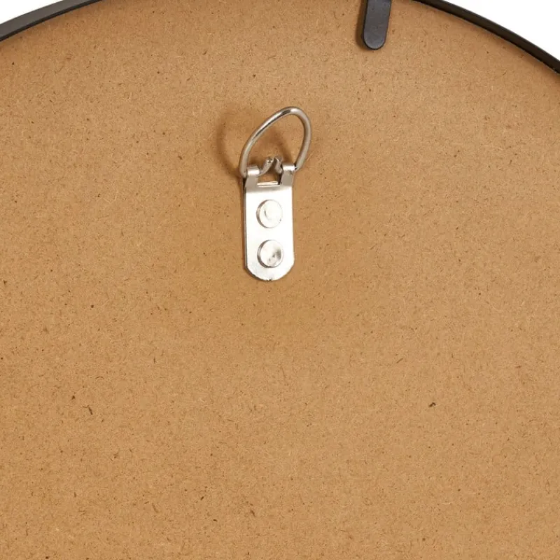 Xenos Wandspiegels-Ronde spiegel - ø40 cm - metalen lijst
