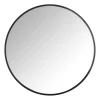 Xenos Kerstcadeaus|Wandspiegels-Ronde spiegel - ø70 cm - metalen lijst