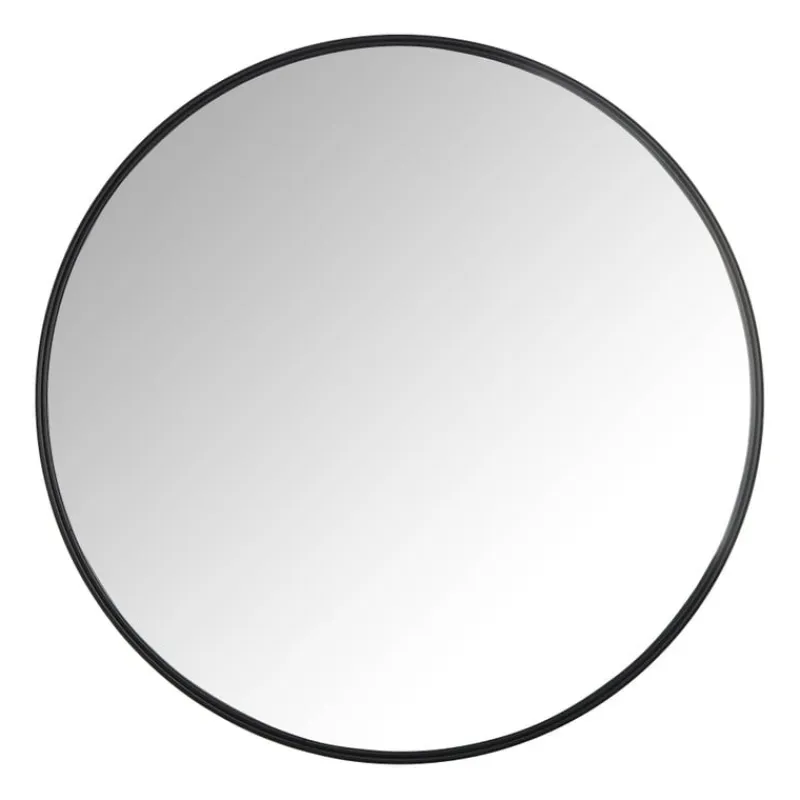 Xenos Kerstcadeaus|Wandspiegels-Ronde spiegel - ø60 cm - metalen lijst