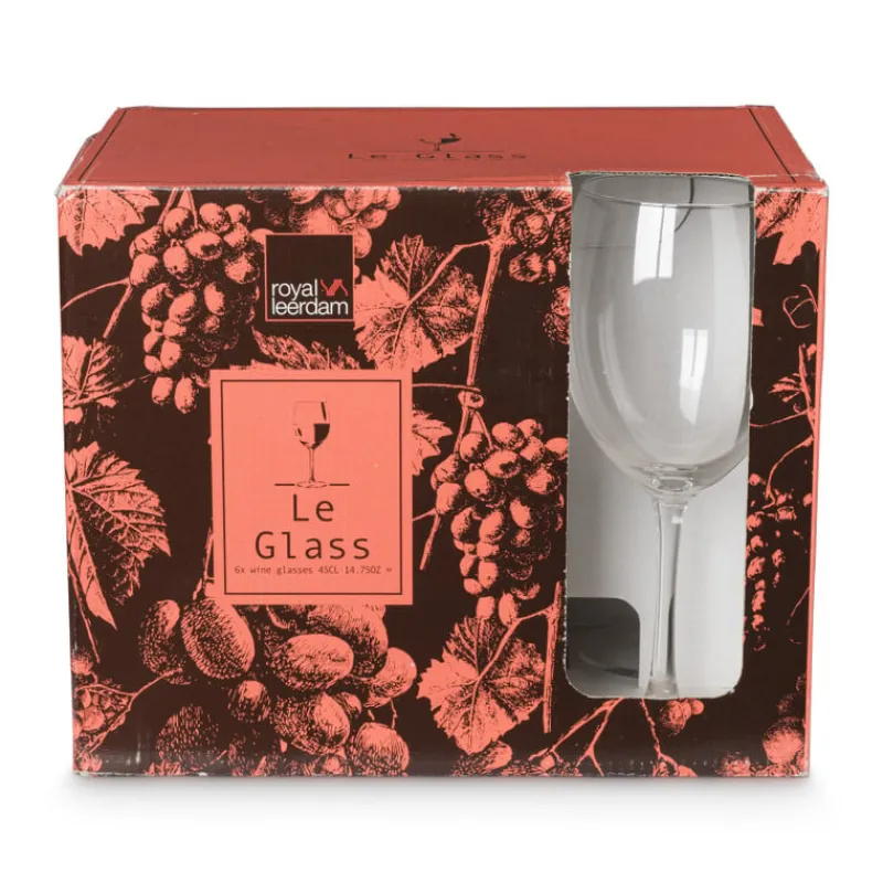Xenos Glazensets|Wijnglazen-Royal Leerdam wijnglazen - 450 ml - set van 6