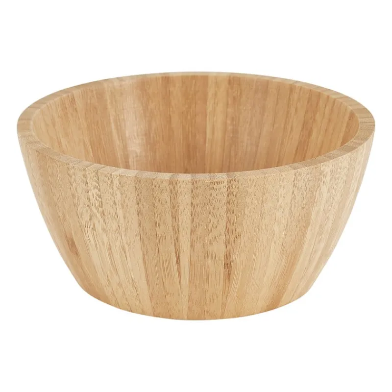 Xenos Buitenservies|Schalen-Saladeschaal bamboe - ⌀15 cm