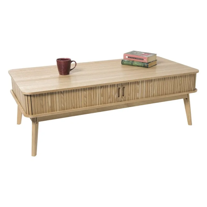 Xenos Salontafels-Salontafel Uppsala - naturel - 60x120x40 cm