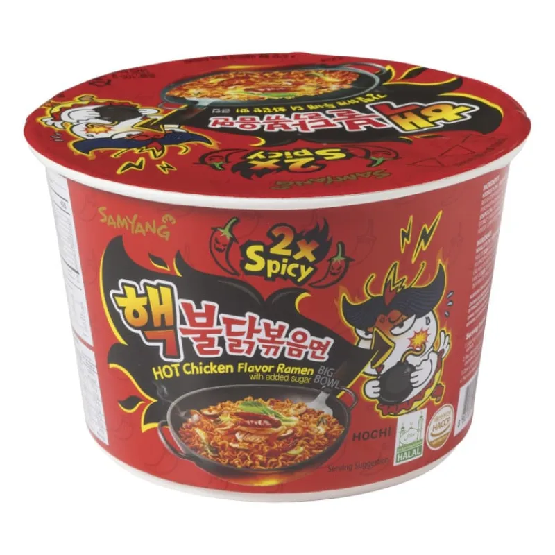 Xenos Noodles-Samyang bowl chicken 2x spicy ramen - 120 gram