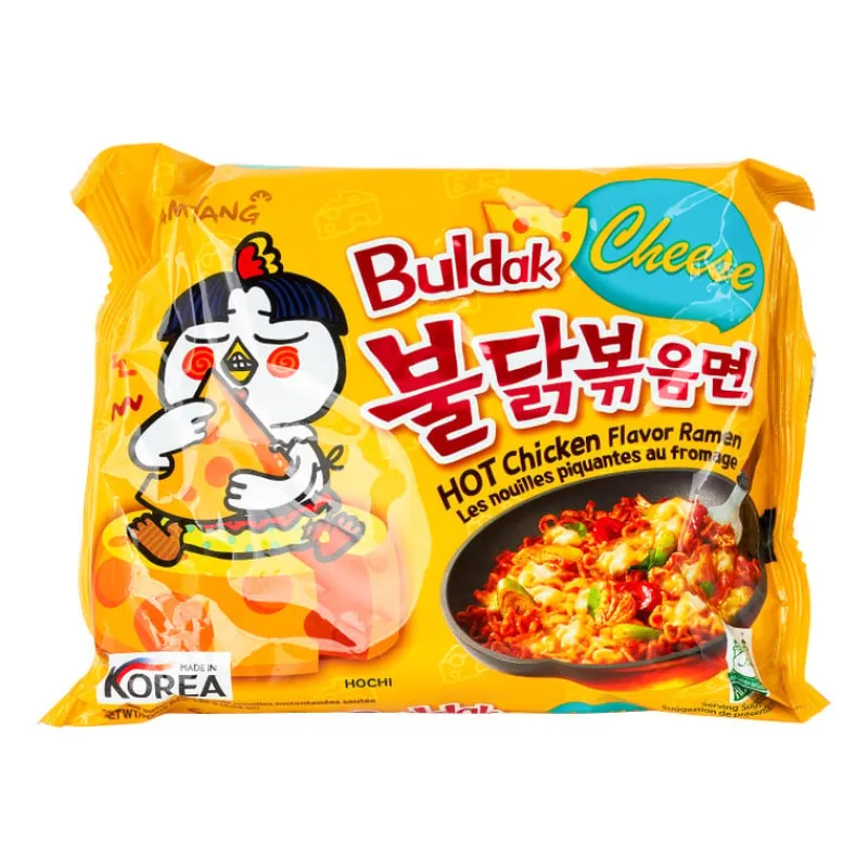 Xenos Koreaanse Keuken|Pasta, Rijst En Wraps-Samyang buldak noodles - hot chicken cheese -140 gram