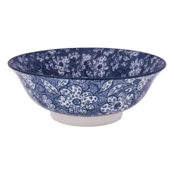 Xenos Schalen-Schaal blue print - botanic - ⌀21 cm