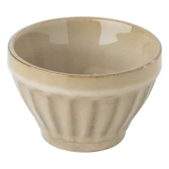Xenos Schalen|Kommen-Schaal facet - beige - ⌀9x5.7 cm