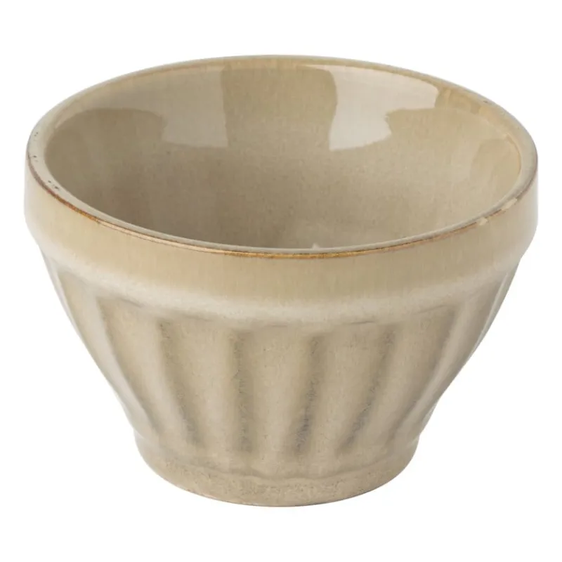 Xenos Schalen|Kommen-Schaal facet - beige - ⌀9x5.7 cm