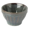 Xenos Schalen|Kommen-Schaal facet - groen - ⌀9x5.7 cm