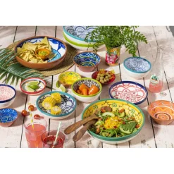 Xenos Tapasservies|Schalen-Schaal Fiesta - 11 cm - geel