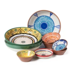 Xenos Tapasservies|Schalen-Schaal Fiesta - 11 cm - geel