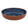 Xenos Schalen-Schaal Fiesta - blauw - 27 cm
