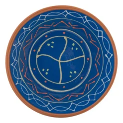 Xenos Schalen|Kommen-Schaal Fiesta - blauw - 15 cm