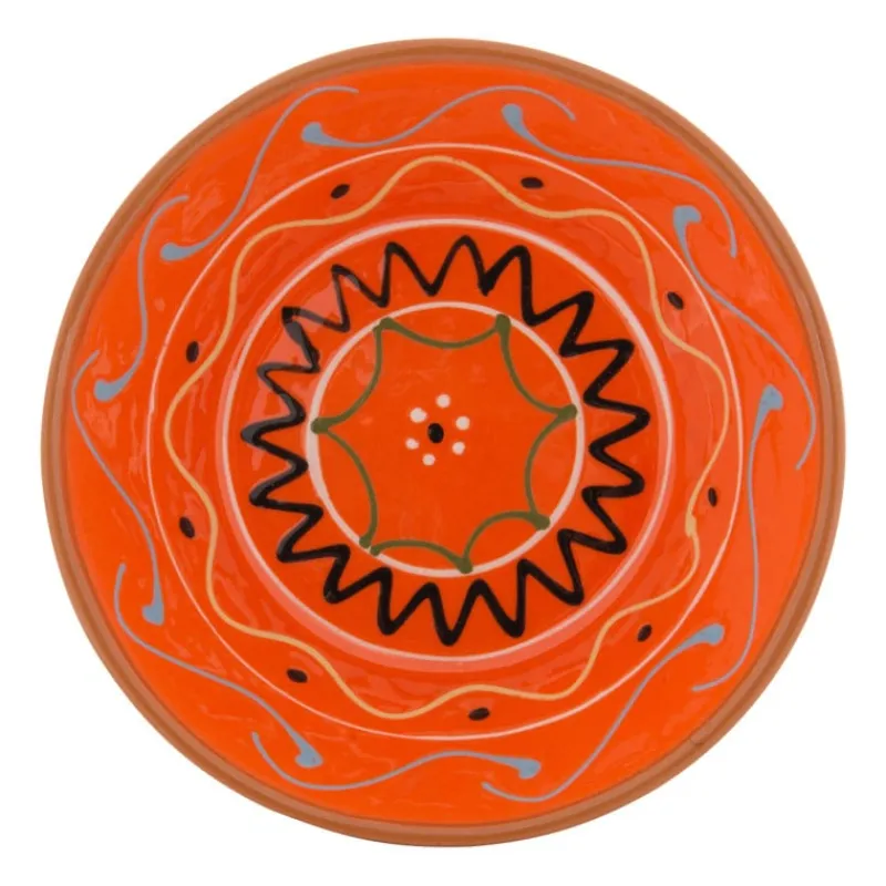 Xenos Schalen-Schaal Fiesta - oranje - 15 cm