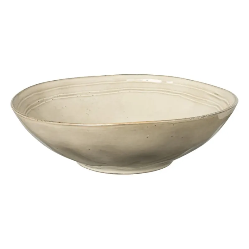 Xenos Schalen-Schaal Toscane - beige - ø30 cm