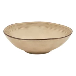 Xenos Schalen-Schaal Toscane - beige - ø24 cm
