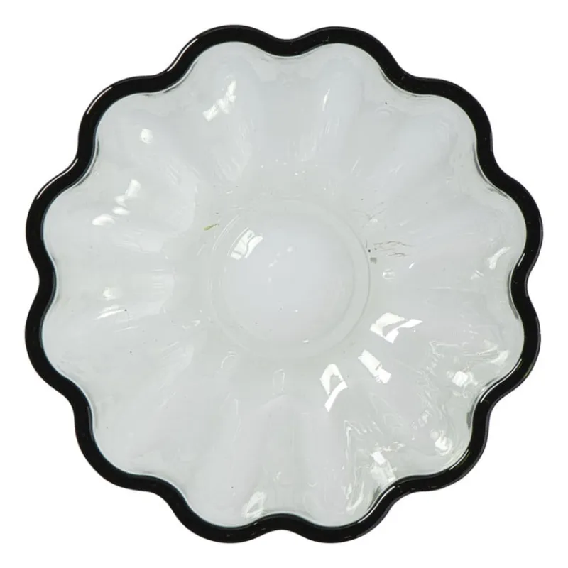 Xenos Schalen|Kerstservies-Schaaltje clover klein - groen - ø13x5.5 cm