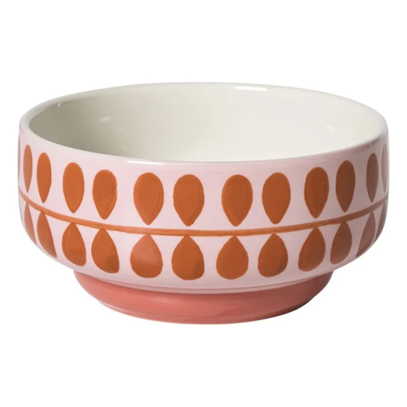 Xenos Schalen|Kerstservies-Schaaltje jolie - roze - ø12x5.8 cm