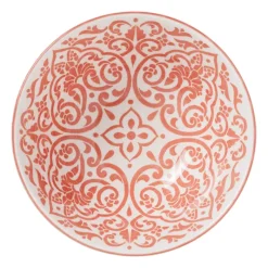 Xenos Tapasservies|Schalen-Schaaltje Nora - groen/roze - ø15.8x7.3 cm