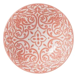 Xenos Tapasservies|Schalen-Schaaltje Nora - groen/roze - ø12.3x5.8 cm