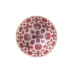 Xenos Tapasservies|Schalen-Schaaltje Nore klein - paars/geel - ø9.2x4.8 cm