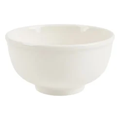 Xenos Schalen|Kommen-Schaaltje rond – wit – 11.5x6 cm