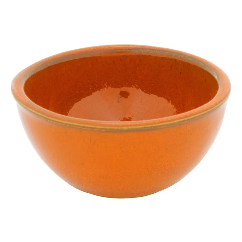 Xenos Schalen|Kommen-Schaaltje Selena - oranje - 8 cm