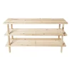 Xenos Schoenenrek-Schoenenrek 3-laags - hout - 40x77x26 cm