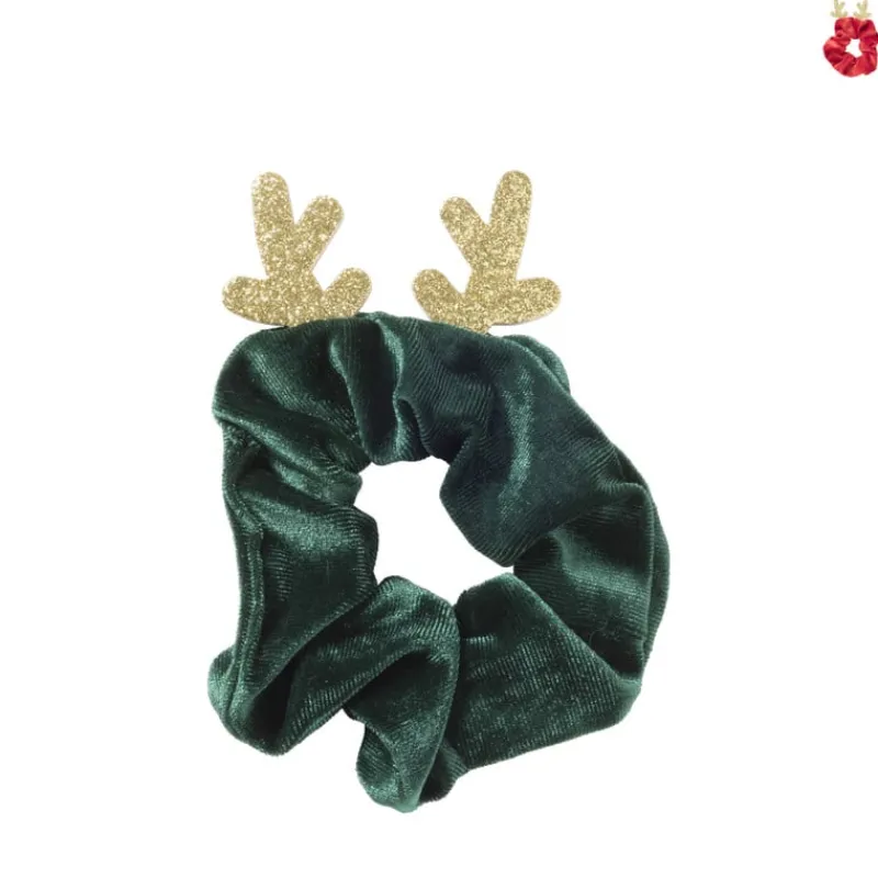Xenos Kerstcadeaus-Scrunchie kerst - velvet - diverse kleuren
