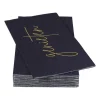 Xenos Kertservetten-Servet lang - blauw - 33x33 cm