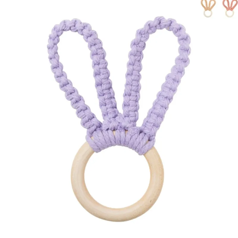 Xenos Servetten|Servetringen-Servetring konijn - diverse kleuren - ø6.5x15 cm