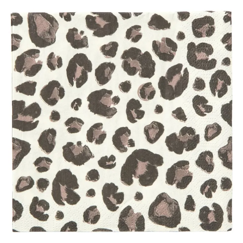 Xenos Papieren Servetten|Servetten-Servetten animal - 33x33 cm - set van 20