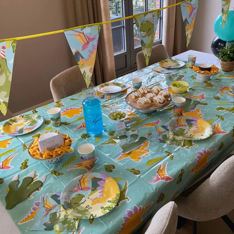 Xenos Papieren Servetten|Kinderfeestjes-Servetten dino - set van 20
