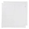Xenos Servetten|Kertservetten-Servetten wit - set van 2 - 40x40 cm
