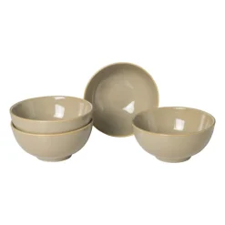 Xenos Serviessets-Serviesset - beige - 16-delig - 4 persoons - reactive glaze
