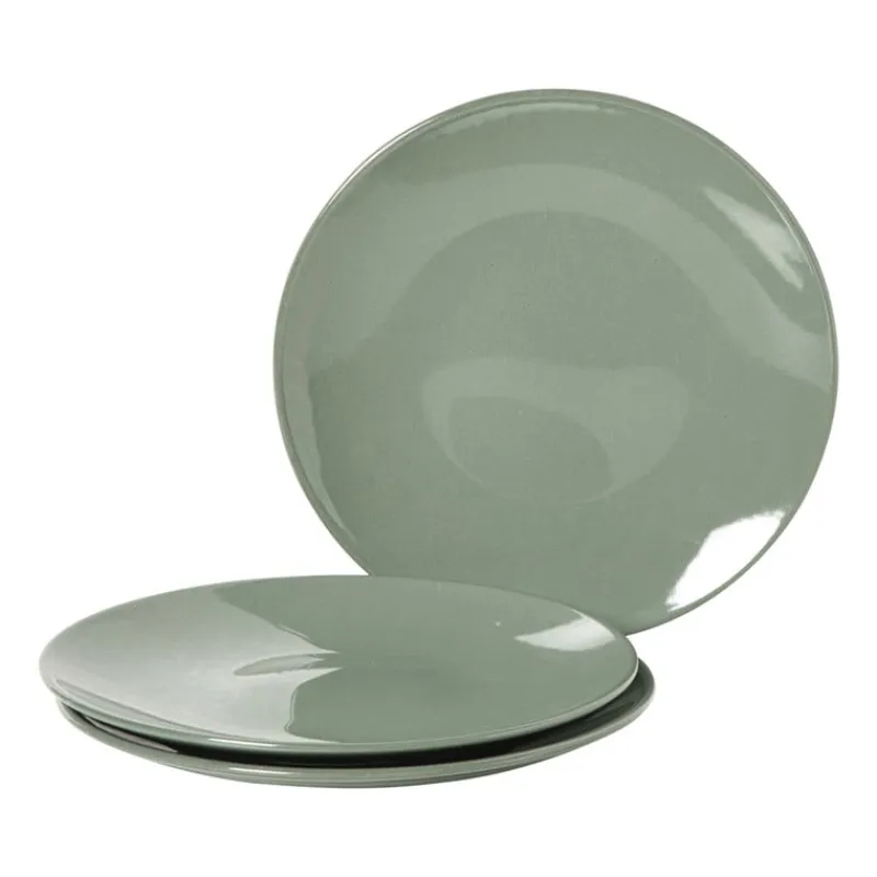 Xenos Serviessets|Kerstservies-Serviesset - groen - 16-delig - 4-persoons