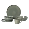Xenos Serviessets|Kerstservies-Serviesset 20-delig - groen - 4 persoons