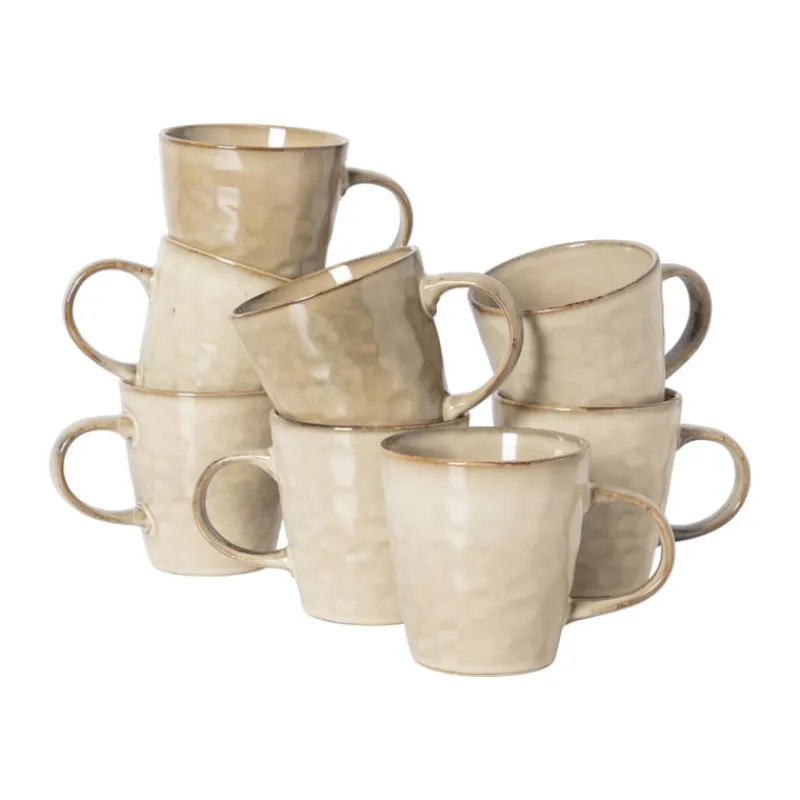 Xenos Serviessets-Serviesset Toscane - beige - 32-delig - 8 persoons