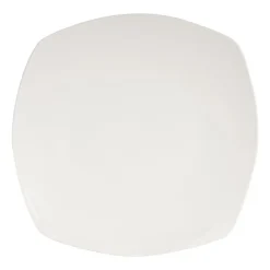 Xenos Serviessets|Kerstservies-Serviesset vierkant - wit - 12-delig