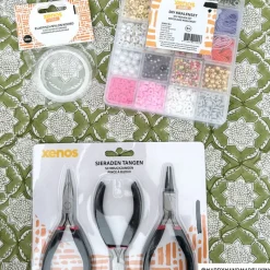 Xenos Hobbytangen-Sieradentangen - zwart - set van 3