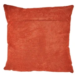 Xenos Kussens-Sierkussen blokje - terra - 60x60 cm
