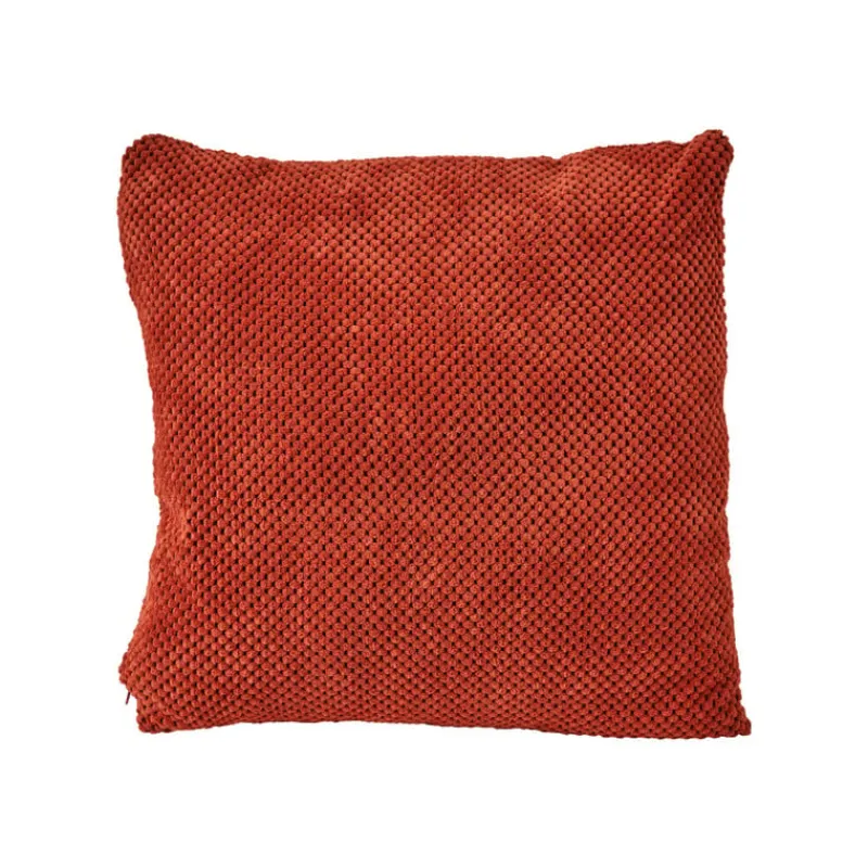 Xenos Kussens-Sierkussen blokje - terra - 45x45 cm
