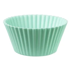 Xenos Bakvormen-Siliconen cupcakevormpjes - set van 12 - ø7 cm