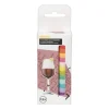 Xenos Rietjes|Kerstcadeaus-Siliconen glas markers - 12 stuks - ø1 cm