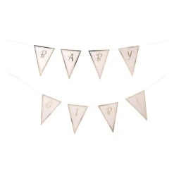 Xenos Babyshower-Slinger baby girl - roze/goud - 2x200 cm