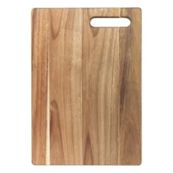 Xenos Snijplanken|Kerstcadeaus-Snijplank acacia - naturel - 40x28x1,5 cm