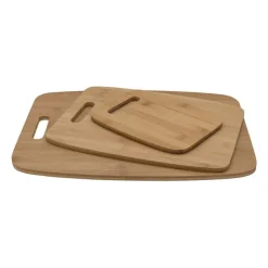 Xenos Borrelplanken-Snijplank bamboe - set van 3
