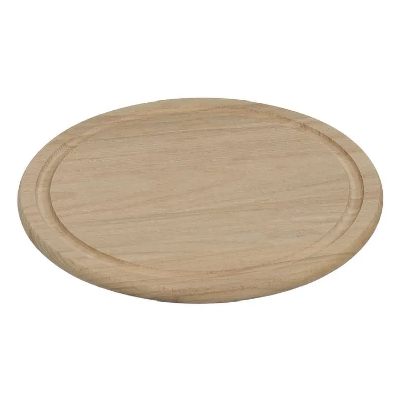 Xenos Snijplanken|Borrelplanken-Snijplank rond hout - 25 cm