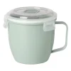 Xenos Bewaardozen|Magnetrondozen-Soepbakje voor magnetron - 620 ml - groen